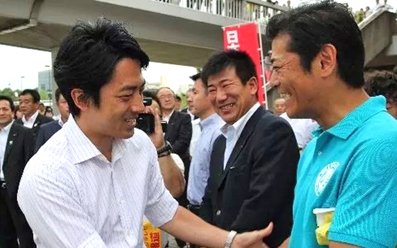 小泉進次郎氏と共に